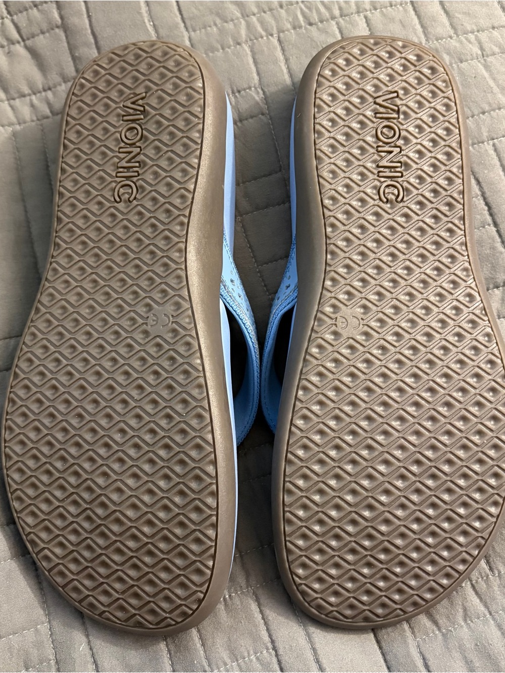 Vionic Tide Sally Leather Blue Flip Flop Sandals Shoes Women US 8 Orthotic New - Picture 7 of 13